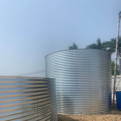 RAS Cultivating Lvju Hot Dipped Galvanized Stock Tank Corrugated Steel Water Tank Bowl