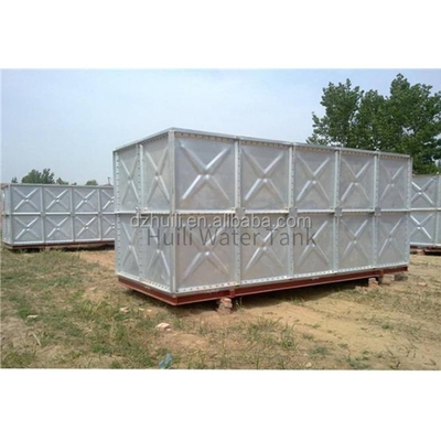 Hot Dipped Galvanized Steel Panel Water Pressed Water Storage Tank For HDG Rainwater Irrigation Water Treatment Equipment