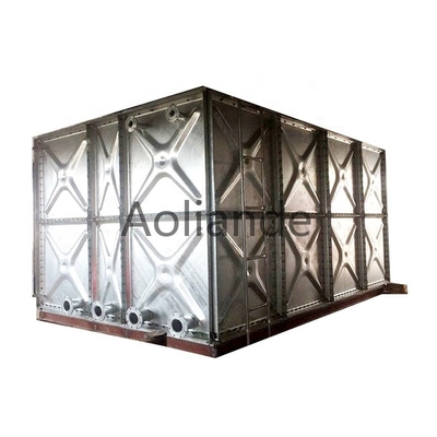 Supply Eco-friendly Africa Eco-friendly hot-dipped galvanized pressed steel water tank