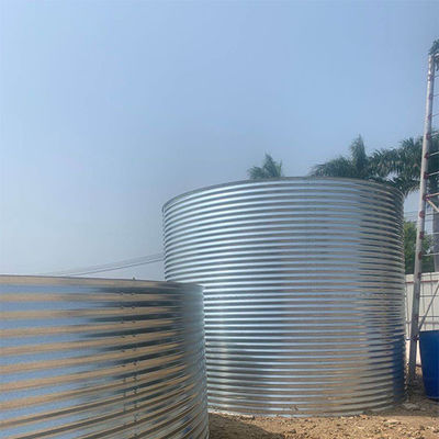 quality  RAS Cultivating Lvju Hot Dipped Galvanized Stock Tank Corrugated Steel Water Tank Bowl factory