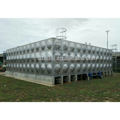 quality  Water Storage 100000 Liters Welding Stainless Steel Drinking Water Storage Tank SS 304 Food Grade 316 Large Cold Sectional Water Tank factory