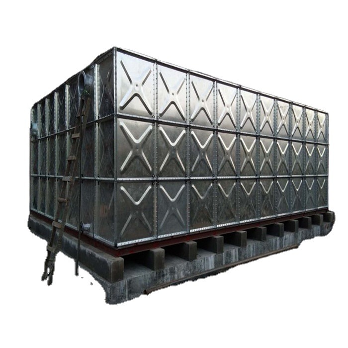5mm Panel Thickness Galvanized Water Tank Panel 50 Cubic Meter Anti